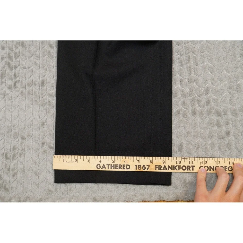 Brooks Brothers Men's Brooksease Tuxedo Suit Black Wool Peak Lapel 41R USA